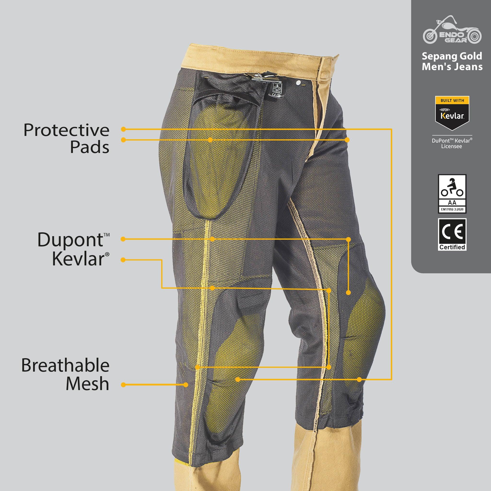 Lemant Men’s Gold Sepang Jeans – Stylish Durable Denim - Image 6