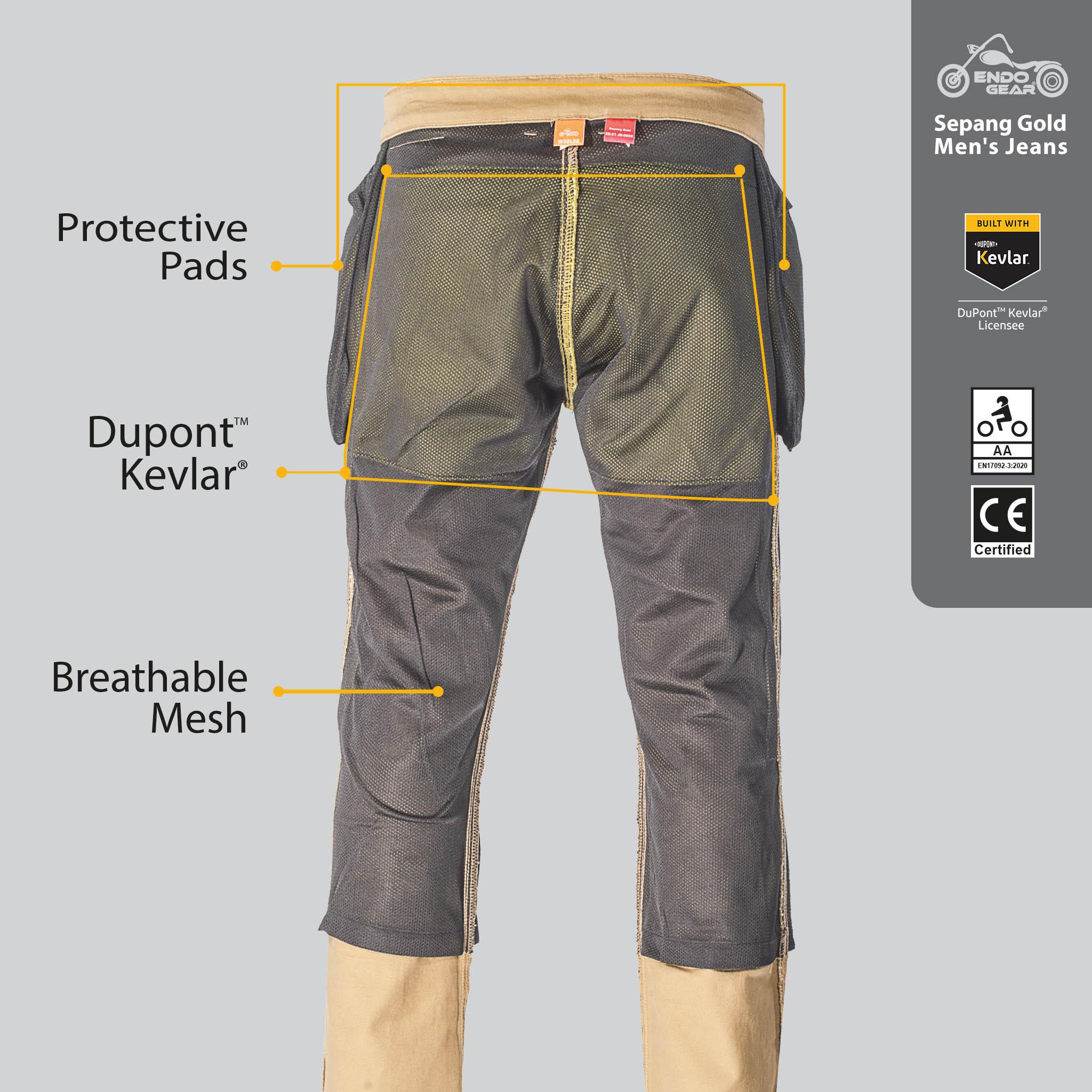 Lemant Men’s Gold Sepang Jeans – Stylish Durable Denim - Image 7