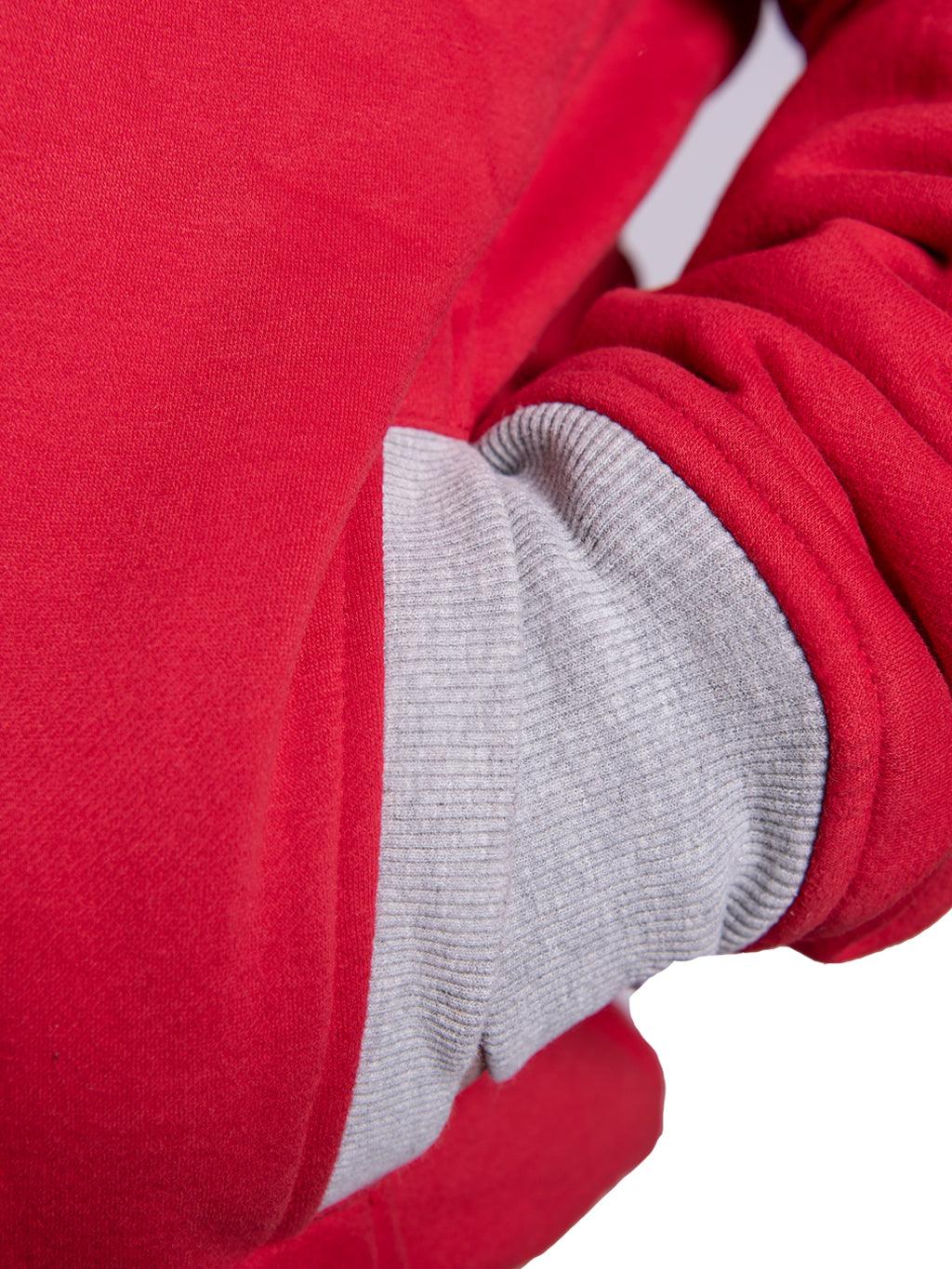 Lemant Kevlar Motorcycle Hoodie – Red Protective Riding Gear - Image 3