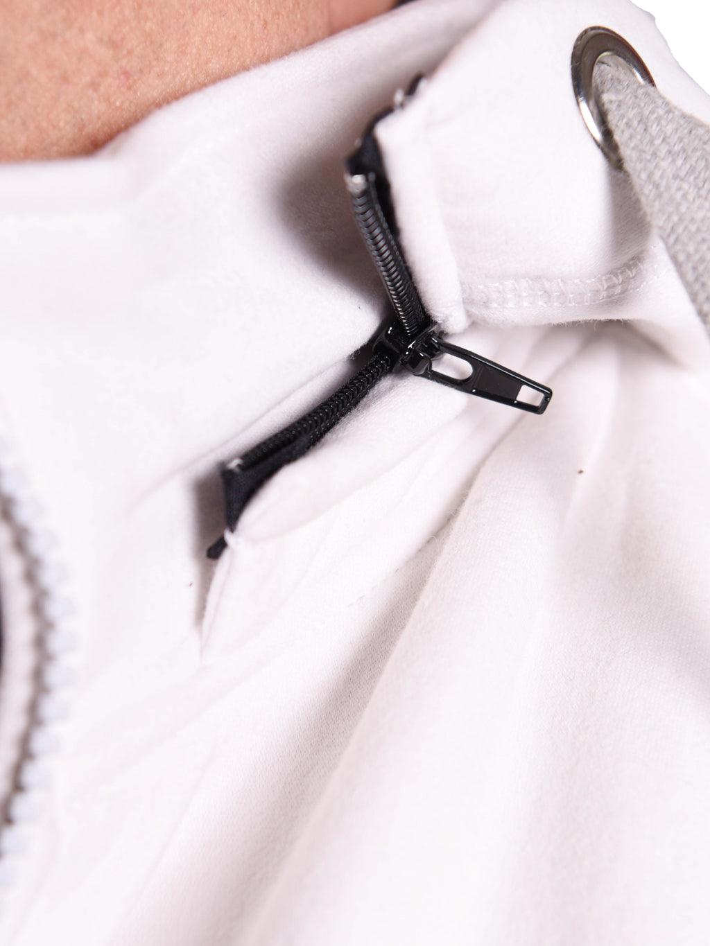 Lemant Kevlar Motorcycle Hoodie – White Protective Riding Gear - Image 3